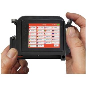 30 Talen 12,7/25,4 mm PC11Plus Mini Printer Draagbare printer QR-barcode Datum Logo Vervaldatum Handheld inkjetprinter(With 2 inks-12.7mm-B)