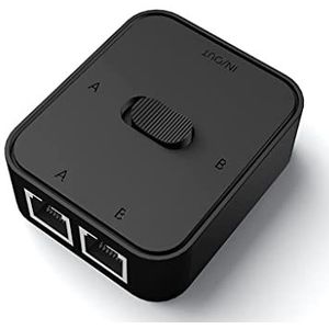 DIEWU TXE195 2 Port Ethernet Adapter Desktop Gigabit Netwerk Schakelaar 10 100 1000 Mbps RJ45 Internet Splitter Ethernet Schakelaar LAN Schakelaar