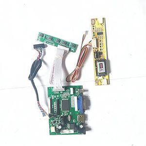 Fit LTM150XO-L01/L21 M150X4-L06/L08 15 20-pins LVDS 1024 * 768 2CCFL omvormer 2AV+HDMI-compatibel+VGA-controller (M150X4-L06)