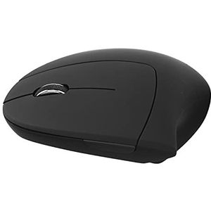 Optische Verticale Muis, 6 Toetsen 5e Generatie Ergonomische Rechterhand Gaming Kantoorcomputer Muizen 2,4 GHz Draadloze Muis DPI 800/1200/1600(Zwart)