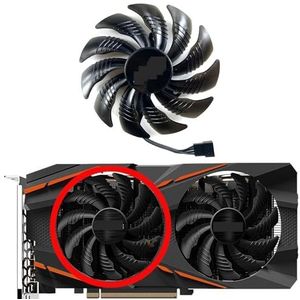 Vervangende ventilator voor GIGABYTE Radeon RX590 580 570 GTX1070 1070ti grafische kaart PLD09210S12HH(Gold)