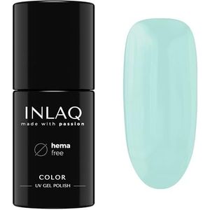 INLAQ® HEMA Free UV Gel Nagellak Minty Sky 6 ml - Gel Nagellak Free of Hema - Gellak UV LED Lak in Verschillende Kleuren