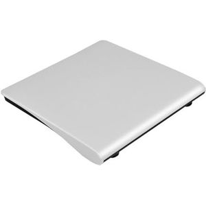 12,7 mm USB 3.0 externe optische dvd-drive, cd-/dvd-brander en lezer for pc en laptop Brede compatibiliteit(Silver)