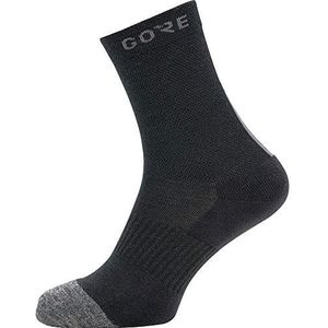 GORE WEAR - M Mid Thermo-sokken - Grafietgrijs/Zwart - Uniseks - Sneldrogend, Versteviging bij Tenen en Hiel
