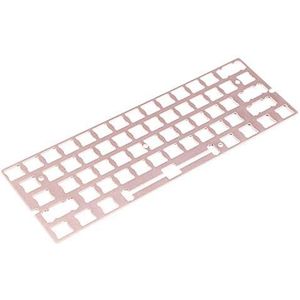 ANSI Geanodiseerd Aluminium Positionering Board Plaat Ondersteuning voor GH60 60% Toetsenbord DIY Ondersteuning Costar Stabilisatoren Cherry PCB Stabilisatoren (Rose Gold)