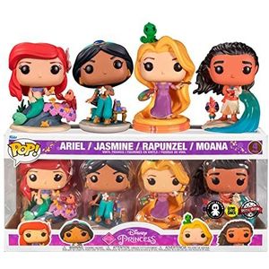 Funko Pop! Disney Princess - Ultimate Princess Glow 4-Pack