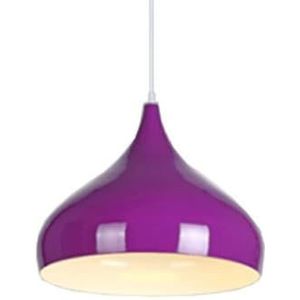 TONFON Enkelvoudige metalen lampenkap kroonluchter Scandinavische stijl hanglamp moderne industriële E27 hanglamp for keuken eiland woonkamer slaapkamer nachtkastje eetkamer hal plafondlamp armatuur(P