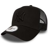 New Era New York Yankees MLB Clean Zwart Verstelbare 9Forty A-Frame Truckerpet voor Kinderen - Youth