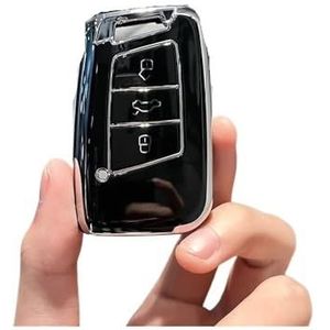 Autosleutel beschermhoes Mode TPU Autosleutel Case Cover Tas Voor Passat B8 Voor Magotan Voor Superb A7 Voor Smart Kodiaq Seat Shell Sleutel Shell(1 UK)