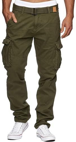 INDICODE JEANS Broek 'William'  kaki