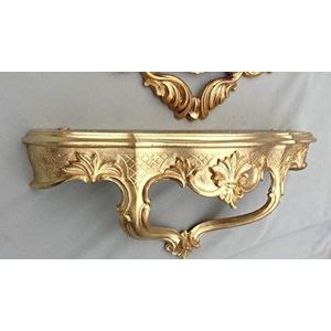 Barok console, wandconsole goud spiegelconsoles antiek wandrek wandrek