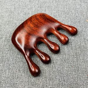 Houten stimulator hoofd meridiaan sloop massage kam hoofdhuid acupressuur stimulatie reflexologie lichaam spier ontspanningstherapie 1 stuk (kleur: 29)