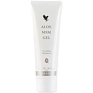 Forever Aloë MSM Gel (40% aloë vera), zwavelzalf voor sporters en actieve mensen, natuurlijke ondersteuning voor bindweefsel, snel intrekkend, dermatologisch gecertificeerd, tube (1 x 118 ml)