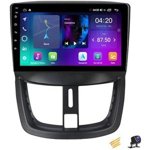 ZARAPLUS Android 13 Autoradio MP5-Speler Met Navigatie 9-inch multimediasysteem Voor Peugeot 207 2006~2015 Touchscreen Car Stereo Voor 4G/WIFI/FM RDS/SWC/DSP/Android Auto/Carplay,NF2