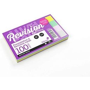 Luxpad Revision 5x3"" Flash Cards - Gevoerd (100 kaarten) diverse kleuren