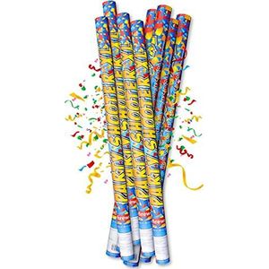 8 STUKS Party confetti shooters - Partyshooter - shooter 100 cm / 1 meter - professioneel voorzien van CO2 patroon – party popper confetti kanon