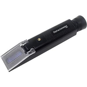 Brix-Refractometer, Hand Held Brix Honing Refractometer Brix 0~32% ATC Refractometer Honing Vocht Tester Meter, Brix-schaal en soortelijke massa-schaal