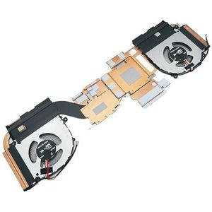 Laptop CPU GPU Heatsink Ventilator Koeler Radiator voor CLEVO 6-31-PC503-104 DFS5K223052834 voor FMKL DFS5K22305283R FMKK DC 05V 0.5A(Only CPU and GPU fan)