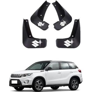 Auto Rubber Spatlappen - Voor Suzuki Vitara 2016 2017 2018 2019 - 4 Stuks - Splash Guards