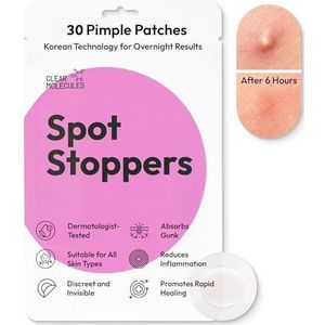 Clear Molecules - Spot Stoppers - Acne Patches - Onzichtbaar - Hydrocolloïde