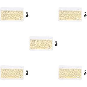 Tityvirnix 5 set Compact Oplaadbare Koreaanse Vervangt voor iOS TV Smartphone Hoge Geel