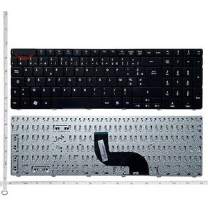 FR Frans toetsenbord voor Packard Bell TE11 TE11HC TE11HR TE11BZ TE11-BZ NEW90 PEW91 P5WS6 NEW95 LM85 Zwart AZERTY