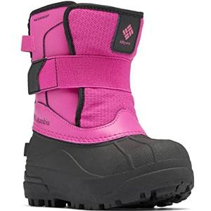 Columbia Bugaboot Celsius sneeuwlaarzen voor kinderen, uniseks, 2024 Wild Fuchsia Zwart, 22 EU