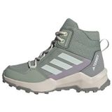 adidas Uniseks-Kind TERREX AX4R MID HIKING SHOES, Silver Green/Linen Green/Preloved Fig, 39 1/3 EU
