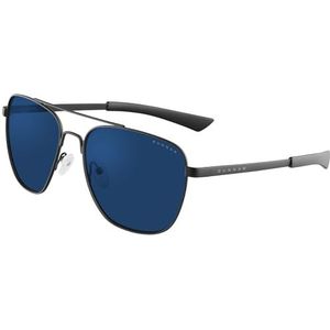 GUNNAR Gaming- en Computerbrillen - MUSTANG - Framekleur: ONYX, Lenstint: Sun (Blokkeren 90% Blauw Licht & 100% UV-licht) - Blauwlichtblokkerende brillen