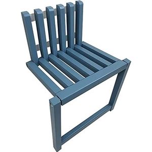 GEIRONV Wandgemonteerde klapstoel, for hal keuken badkamer douchestoelen onzichtbare opklapbare douchekruk Douchestoel (Color : Blue, Size : 32 * 26cm)