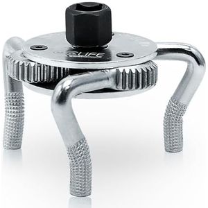 CCLIFE Universele oliefiltersleutel 3 arm met 3/8'' x 1/2'' adapter oliefilter verwijderingsgereedschap Ø 40-120 mm