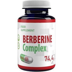 Berberine complex 500mg 120 veganistische capsules, getest in het laboratorium