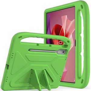 Tablet PC-hoes Kindvriendelijke hoes compatibel met Lenovo Tab P12 (12,7"") TB-370/TB-371 tablethoes, lichtgewicht EVA kindvriendelijke schokbestendige schattige beschermhoes, met handvat, standaardhoe