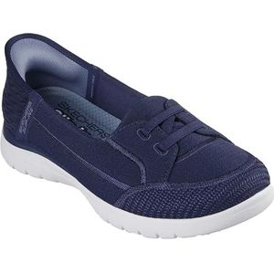 Skechers On-The-go Flex – eersteklas platte slipper, marineblauw/grijs, 39 EU, marineblauw grijs, 39 EU