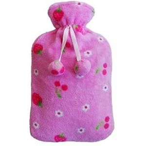 Warmwaterkruik 2000 ml warmwaterzakhoes warmwaterzak naaldhoes draagbare warme handbash doek warme hand zachte zak voor warmwaterflessen warmwaterzak (kleur 1-2000 ml)