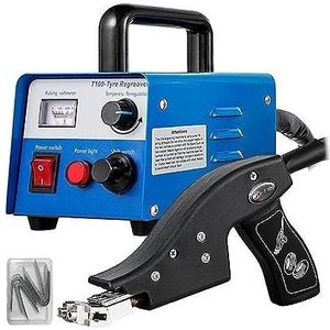 HSD-T100 Tire Groover Machine 400W Grooving Tool Met 20 Tire Blades Inclusief U/V-type for Race Car Truck Motorcycle Elektrisch gereedschap