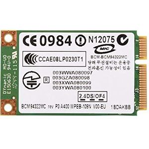 PCI-E WIFI-kaart, Richer-R 2.4G + 5G dual-band mini PCI-E WLAN-kaartadapter, 802.11A / G/N draadloze WLAN-kaart 300 Mbit/s voor HP/DELL/Acer etc.