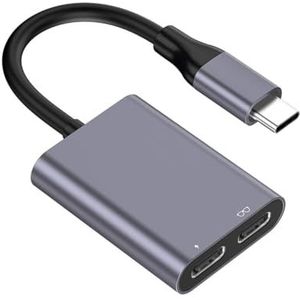 2 in 1 USB C Hubs AR Bril Docking Station die PD het Laden en Gegevens aanbieden