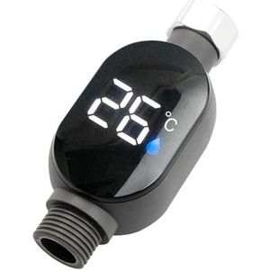 Douchetemperatuurmeter, Kraanwaterthermometer Aanraakscherm Badtemperatuurmeter LED-display Douchebadmeter Onderhoud Voor thuis en in bad
