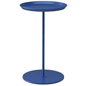 Prachtige ijzeren bank bijzettafel, kleurrijke salontafel in stijl, eenvoudige kleine ronde tafel, multifunctionele vrijetijdstafel (kleur: A, maat: 36X60CM)