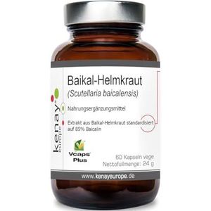 Baikal-helmkruid - Scutellaria baicalensis - 60 Capsules - Veganistisch Voedingssupplement