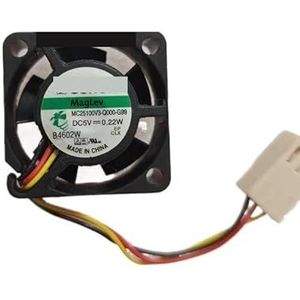 Voor SUNON MC25100V3-Q000-G99 DC 5V 0,22W 25x25x10mm 3-draads serverkoelventilator