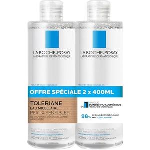 La Roche-Posay Toleriane Micellair Water voor de Gevoelige Huid, 2 x 400 ml