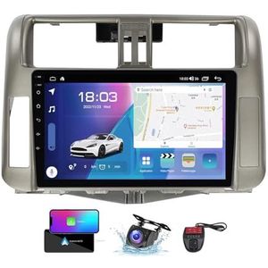 Voor Toyota Land Cruiser Prado 150 2009-2013 Android 13 Carplay Autoradio 9 inch Scherm Radio Android Auto Bluetooth 5.0 Handsfree 4G 5G WiFi FM/RDS/DAB+ Radio/DSP HiFi Camera + DVR(NF-6)