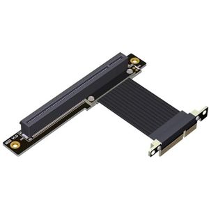 JMT 64G/bps PCI-E4.0 x4 naar x16 Verlengkabel GEN4 Stuurverlenging 1U Ondersteuning RTX3090 RX6800xt GPU (M2S-M32-TL,25CM)