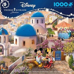 Ceaco - Disney - Thomas Kinkade - Mickey & Minnie in Griekenland - Legpuzzel van 1000 stukjes