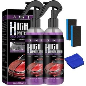 Boomi - 3 in 1 High Protection - Auto Coating Spray - 2 Stuks