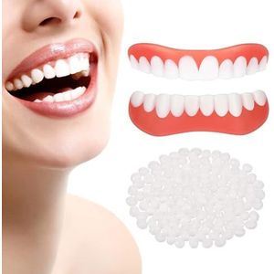 Wttfc - Siliconen Klik-on Veneers Protheseset - Valse Tanden - Cosmetische Tanden