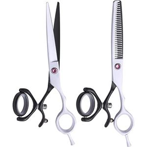 Kappersschaarset, professioneel, roestvrij staal haar knippen schaar dunner haar - 6,0 inch