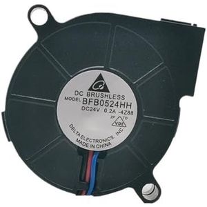 BFB0524HH Turbine-cirkelventilator 24V 0,2A 5015 5 cm 1 stuk (2-Wire A1 Plug_vaste kleur)